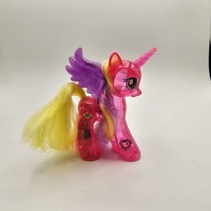 My Little Pony Princess Cadence Light Up Unicorn MLP WORKS Rare 4" Brushable